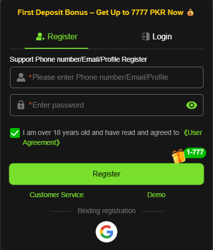 5r game login, registration